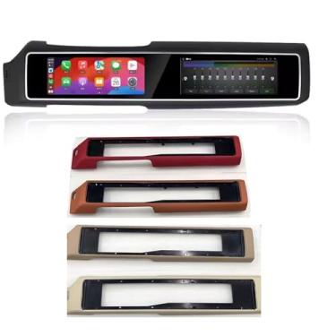 Imagem de Rádio estéreo duplo para Range Rover Sport L494 Vogue L405 2013-2019 Android 13 unidades principais, navegação GPS, tela sensível ao toque, sem fio, Carplay, WiFi, áudio 4G (vermelho, sistema Harman)