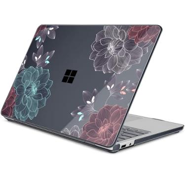 Imagem de Batianda Capa para laptop Microsoft Surface Copilot+ PC 2025 de 13 polegadas (modelo mais recente 2095), capa rígida ultrafina leve e resistente a arranhões com proteção profissional, folhas