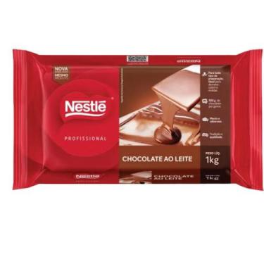 Imagem de Barra de Chocolate Cobertura Profissional Ao Leite Nestlé 1Kg