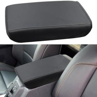 Imagem de LOCOY Capa de apoio de braço para console central para acessórios Ford Bronco 2021-2023 2024 2025 capa protetora de caixa de descanso de braço, almofada de console do meio, tampa de apoio de braço
