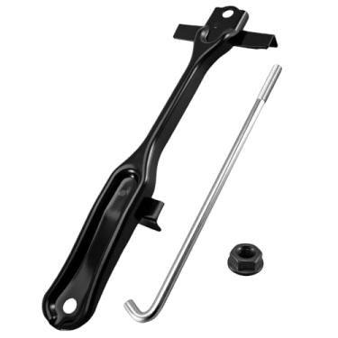 Imagem de Kit de suporte de bateria 7440460130 adequado para Toyota Lexus Land Cruiser 1998-2007, kit de suporte de montagem de bateria substitui 74451 36090 7445136090, com parafusos J de ferro e porcas