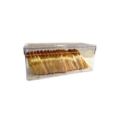Imagem de Porta Pão de Forma em Acrílico Transparente com Tampa(Pão)