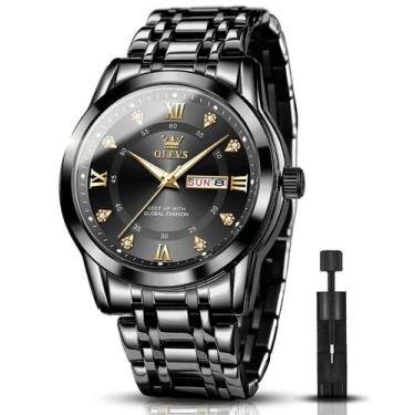Imagem de Relógio OLEVS Masculino - Analógico, Quartzo e à Prova d'Água