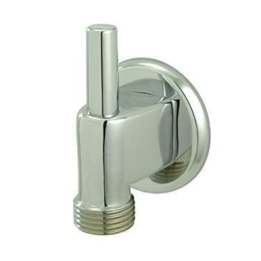 Imagem de Kingston Brass K174A1 Designer Trimscape Showerscape Wall Mount Water Supply Cotovelo com pino de parede, cromo polido