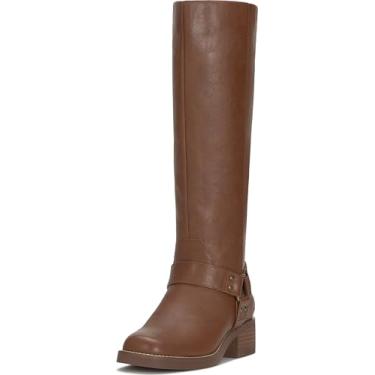 Imagem de Lucky Brand Bota de cano alto feminina Kujon, Marrom, 34