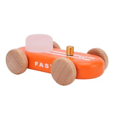 Imagem de Jiawu Kart Night Light Lâmpada de Carro de Madeira Dos Desenhos Animados para Cabeceira Rgb Mudança de Cor Portátil para Quarto das Crianças