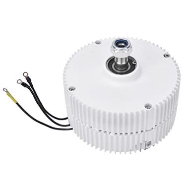 Imagem de Gerador síncrono NE300 300W 12V24V do gerador de ímã permanente da turbina eólica do alternador de 3 fases bens de poupança de energia da eficiência elevada para o uso industrial (Motor 12V)