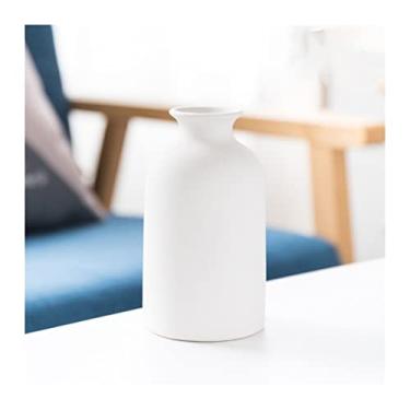 Imagem de YYBOES Vasos para flores, decoração de vaso de chão, vaso de cerâmica alto, decoração de casa moderna, vaso de flores alto torcido para prateleira, decoração de casa, sala de estar, adequado para
