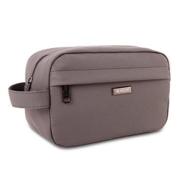 Imagem de Necessaire Executiva Oficial ASUS Bolsa Estojo Organizadora Cinza
