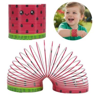 Imagem de Brinquedo Mola Maluca Infantil Formas Morango - Castela