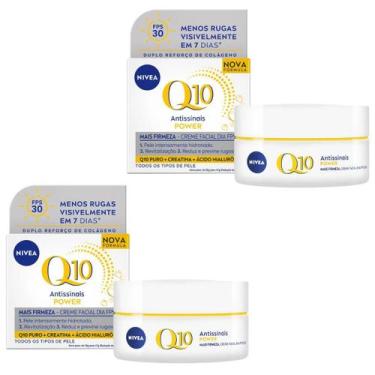 Imagem de 2 Cremes Nivea Facial Q10 Power Dia Todos os Tipos de Pele