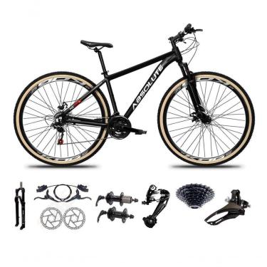 Imagem de Bicicleta Aro 29 Absolute Nero 5 Freio Hidráulico K7 27v Alumínio Garfo Com Trava Mtb preto Tam: 21