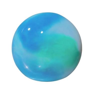 Imagem de Dynwave Bola de Ginástica Rítmica Inflável Leve de 18 cm (7,09 polegadas) Portátil para Exercícios, Competições e Treinamento, Azul-marinho