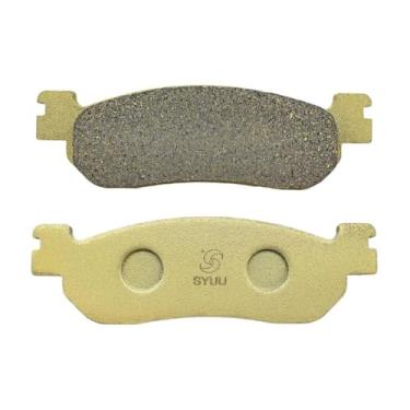 Imagem de S SYUU Kit de conjunto de pastilhas de freio traseiro de motocicleta confiável de alto desempenho compatível com Yamaha YZF600 YZF 600 R6 1999 2000 2001 2002, YZF1000 R1 2002 2003 - baixo ruído, fácil