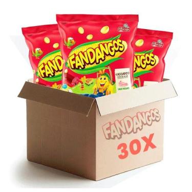 Imagem de KIT 30 Pacotes Salgadinho Fandangos Presunto Lanchinho 35g