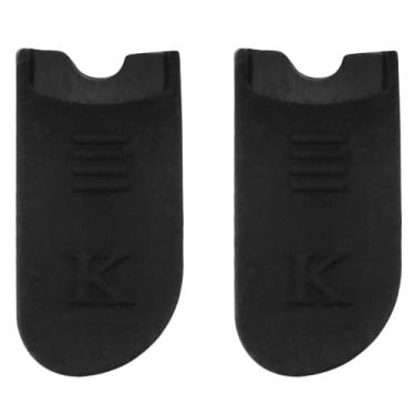 Imagem de E-outstanding 2 peças de suporte de dedo de saxofone grosso 4,6 x 2,3 x 0,7 cm almofada de polegar de borracha adequada para instrumentos de saxofone soprano/alto/tenor