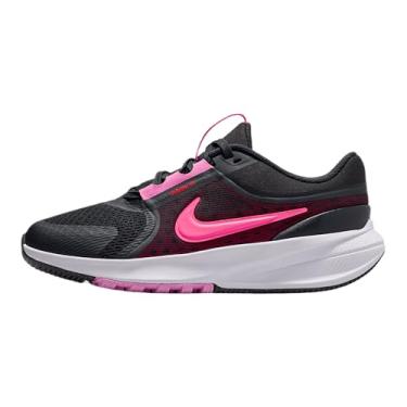 Imagem de Nike Tênis infantil unissex Star Runner 5 (criança grande), Off Noir/Hyper Pink/Brincalhão Rosa, 4 Big Kid