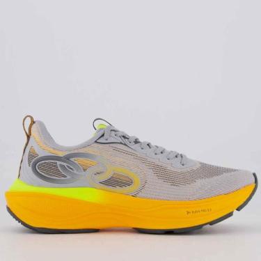 Imagem de Tênis Olympikus Pride 4 Cinza e Laranja, 43