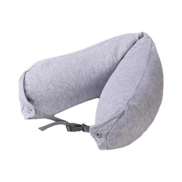 Imagem de Travesseiro De Viagem Ajustável E Leve Com Bolsa De Armazenamento, Sup