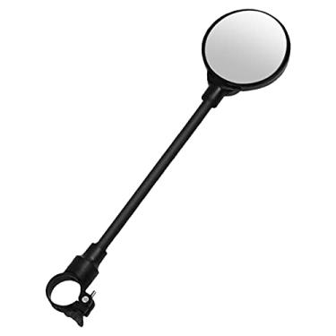 Imagem de Espelho de Bicicleta com Alça Flexível Rotativo Retrovisor para Ciclismo Final