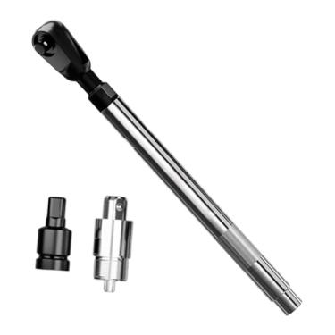 Imagem de Gralara Chave de extensão deslocada de 1/2" para espaços apertados, para furadeira elétrica e chave de catraca elétrica.