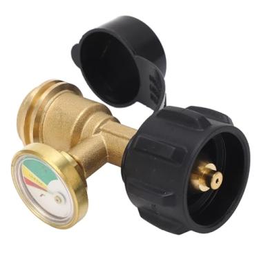 Imagem de KIMISS Medidor de Pressão do Indicador de Nível do Detector de Vazamento Tanque de Propano Com Adaptador Universal Qcc1 para Rv, Acampamento e Grelhar