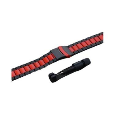 Imagem de Pulseira De Luxo Em Aço Inoxidável Para Relógio Amazfit T-Rex 3 Huami,