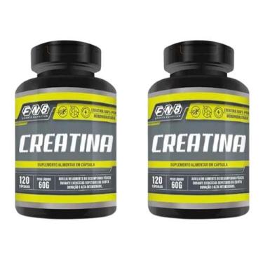 Imagem de Kit 2 Creatina Monohidratada Pura 120 Capsulas 3000mg FNB - Flora Nati