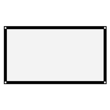 Imagem de Dpofirs Tela de Projeção 16:9, Leve e Portátil, para Filmes de Acampamento Ao Ar Livre, Cinema Ao Ar Livre, Projeção Frontal, Traseira Estão Disponíveis (60 polegadas)