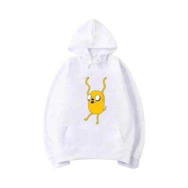 Imagem de Moletom Unissex Com Estampa Do Personagem Jake De Adventure Time, Esti