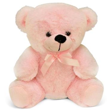 Imagem de Bicho de pelúcia Grandma Smiley's Teddy Bear Baby Pink 23 cm