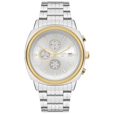 Imagem de Relógio Euro Feminino Big Case Prata - EUJS15AB/4K Relógio Euro Feminino Delux Prata - EUJS15AB/4K-Feminino