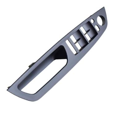 Imagem de Apoio de braço do carro dianteiro esquerdo assento do motorista LHD maçaneta da porta interna painel interno compatível com BMW X5 (E70), X6 (E71) (2007-2014)(Black-Panel)