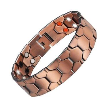 Imagem de Pulseira Magnética De Cobre Para Homens, Alívio Da Dor Da Artrite, Joi
