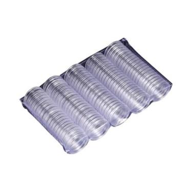 Imagem de Caixa De Armazenamento De Moedas Em Plástico Transparente 10-100pcs, C