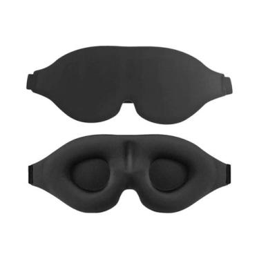 Imagem de Máscara De Dormir 3D Acolchoada Macia, Protetor Ocular Bloqueador De L