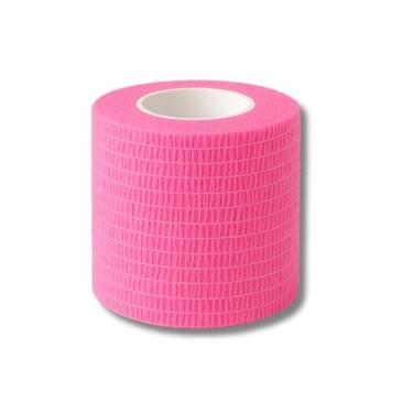 Imagem de Bandagem/atadura Elastica Flexivel Rosa - Hoppner 5cm x 4,5m