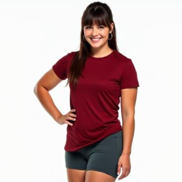 Imagem de Camiseta Feminina Academia Dry Fit Tecido Leve Premium - Fafenix, G, B