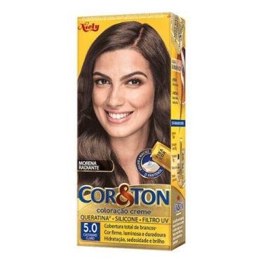 Imagem de Tinta De Cabelo Cor E Ton Niely Tintura - NoBrand, Morena Radiante 5.0