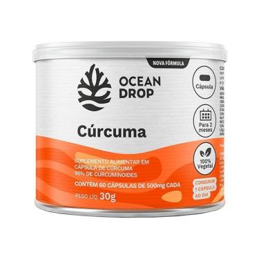 Imagem de Cúrcuma 60 Cápsulas 500mg Ocean Drop-Unissex