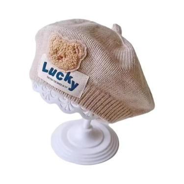 Imagem de Gorro De Inverno Quente Para Meninas Bebês, Chapéu De Malha Com Flor, 