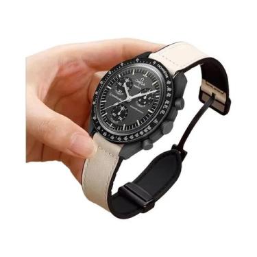 Imagem de Pulseira Magnética De Couro E Silicone De 20mm 22mm Para Relógios Omeg