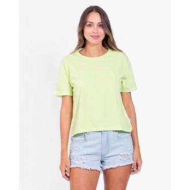 Imagem de CAMISETA RC SCRIPT SURF - LIME - G-Feminino