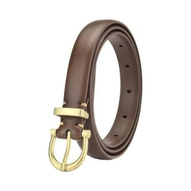 Imagem de Cinto Feminino De Moda Com Fivela De Pino Em Liga Metálica Durável Par