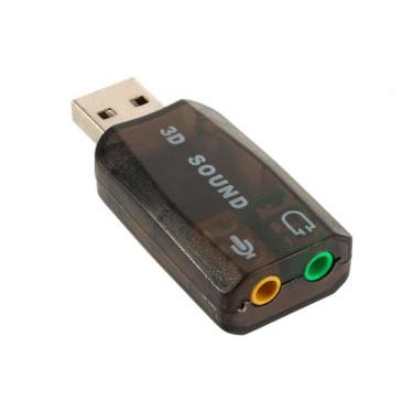 Imagem de Adaptador de Áudio USB para P2, MD9, Grafite - 7723-Unissex