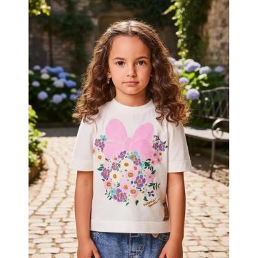 Imagem de T-shirt Minnie Floral Flores Animê-Feminino
