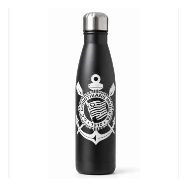 Imagem de Garrafa Térmica Inox do Corinthians 500 ml 113139 - Allmix