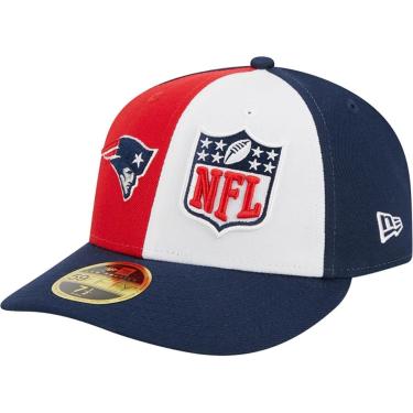 Imagem de Boné New Era New Engl And Patriotssideli Aba Curva Fechado 59Fifty Fitted Low Profile 2023 Masculino-Masculino