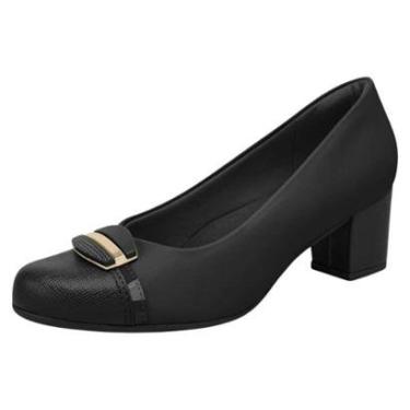 Imagem de Sapato Feminino Confortavel Salto Bloco Baixo Piccadilly-Feminino