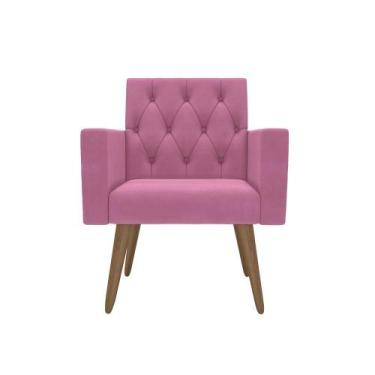 Imagem de 1 Poltrona Decorativa Para Recepção Sala de Espera Consultório Thais -